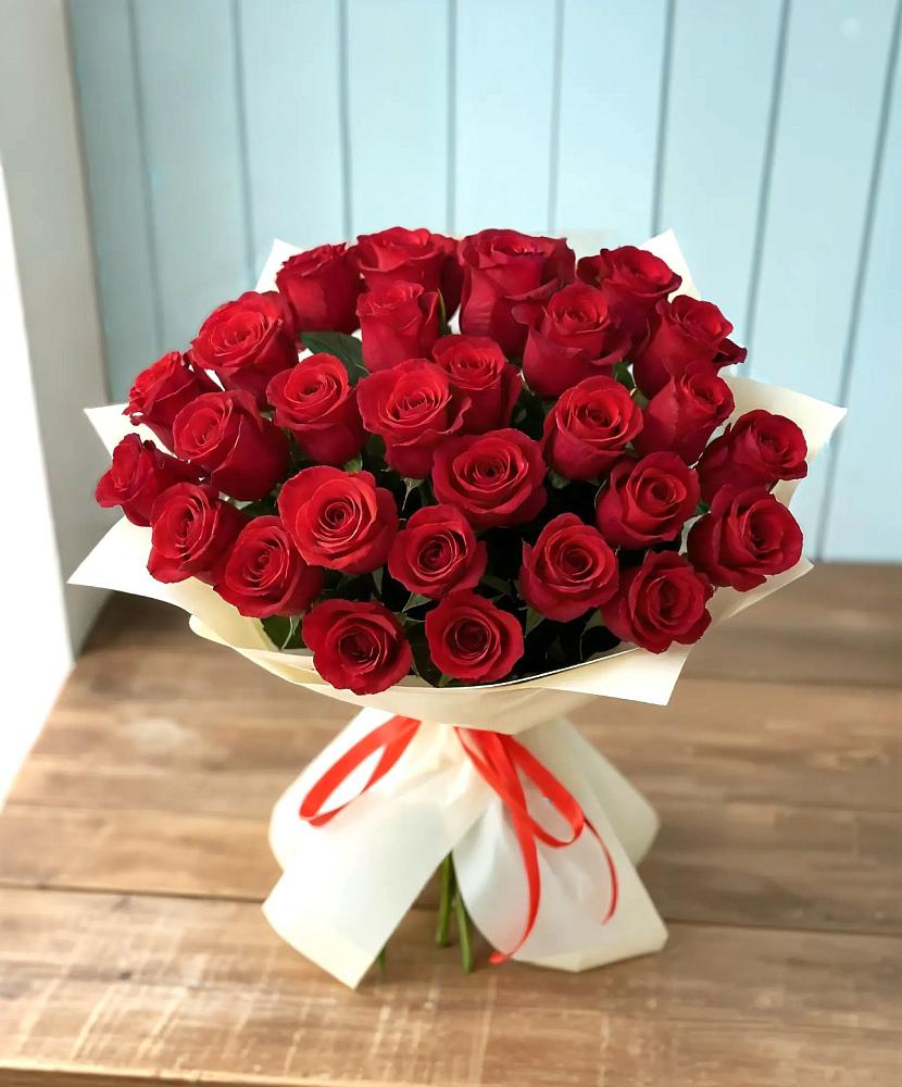 Букет 29 Красных роз в Дербентской