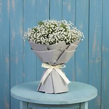 Букет цветов из:  Гипсофила в Дербентской