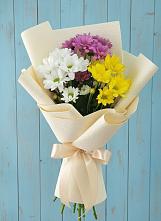 Букет цветов из:  Хризантемы #REPLACE_PRED# Дербентской