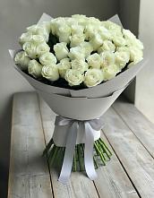 Букет 35 Белых роз #REPLACE_PRED# Дербентской