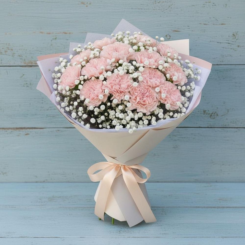 Букет цветов из: Гвоздики в Дербентской