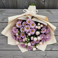Букет цветов из:  Розы и Хризантемы в Дербентской