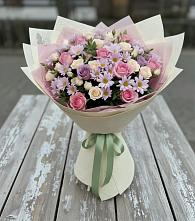 Букет цветов из:  Розы и Хризантемы в Дербентской