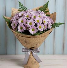 Букет цветов из:  Хризантемы #REPLACE_PRED# Дербентской