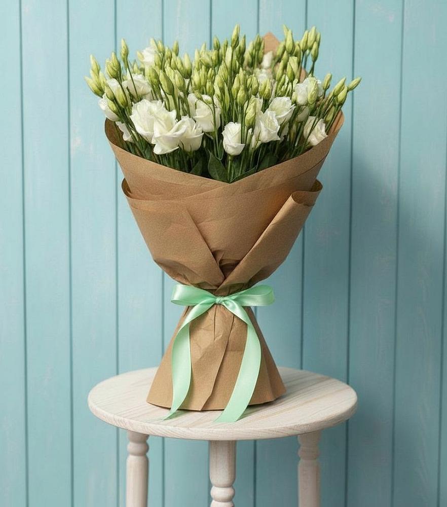 Букет цветов из: Лизиантусы в Дербентской