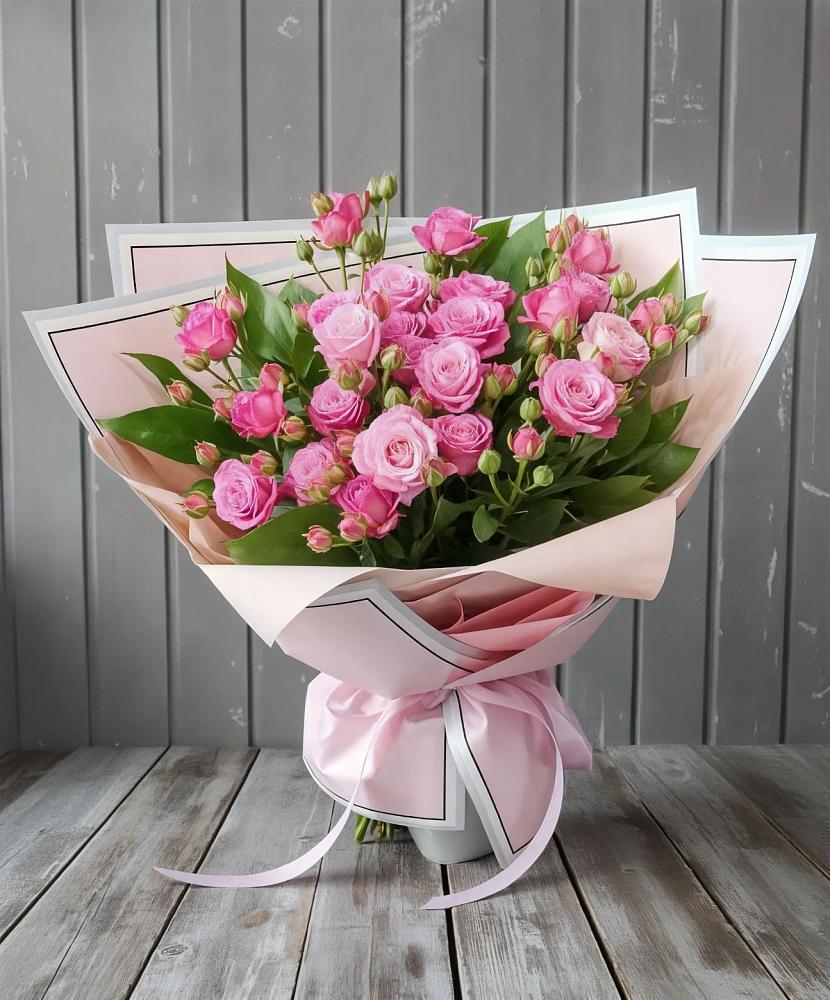 Букет Розовый кустик в Дербентской