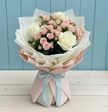 Букет цветов из:  Розы в Дербентской