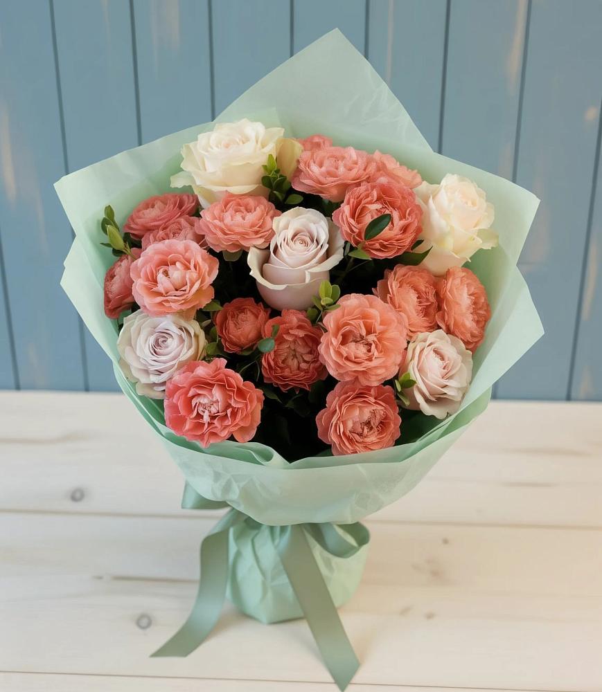 Букет цветов из: Розы в Дербентской