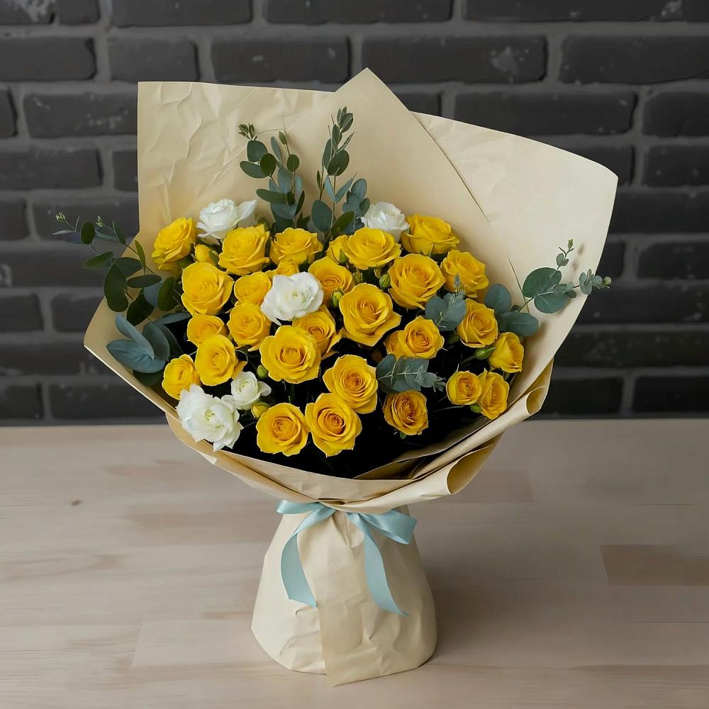 Букет цветов из: Розы в Дербентской