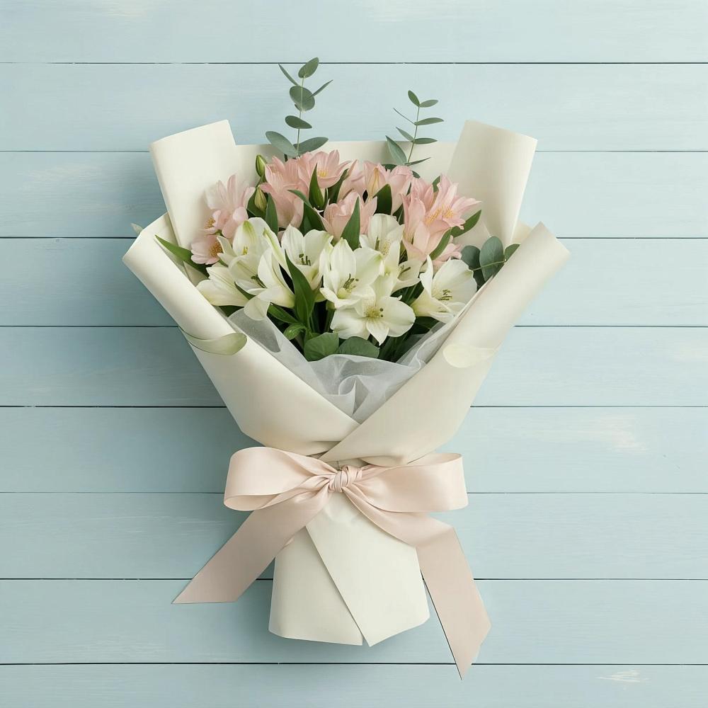 Букет цветов из: Альстромерии в Дербентской