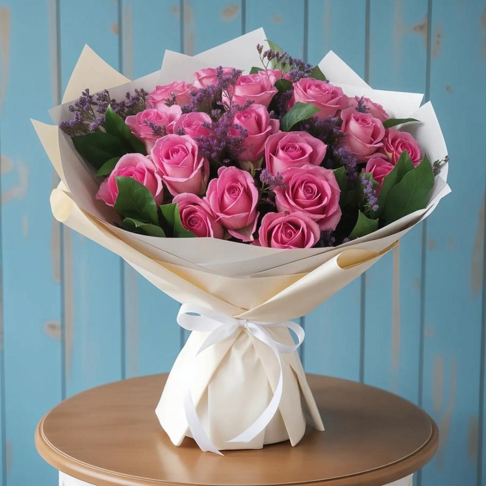 Букет цветов из: Розы в Дербентской