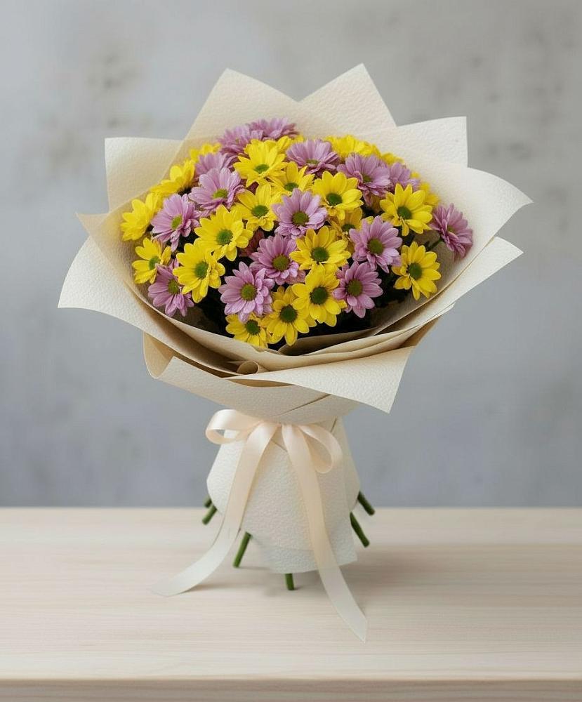 Букет цветов из: Хризантемы в Дербентской